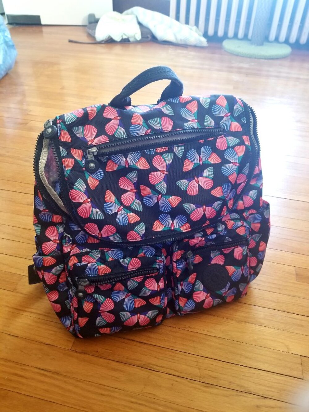 Kipling Butterfly Multi-Pocket Back Pack - Picture 4 of 8